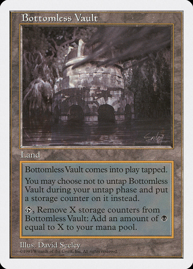 Bottomless Vault [Fifth Edition] MTG Single Magic: The Gathering | Red Claw Gaming