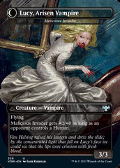 Innocent Traveler // Malicious Invader - Lucy Westenra // Lucy, Arisen Vampire [Innistrad: Crimson Vow] MTG Single Magic: The Gathering | Red Claw Gaming