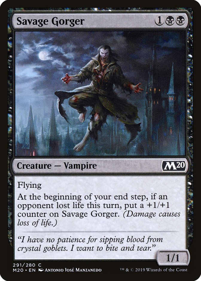 Savage Gorger [Core Set 2020] MTG Single Magic: The Gathering | Red Claw Gaming