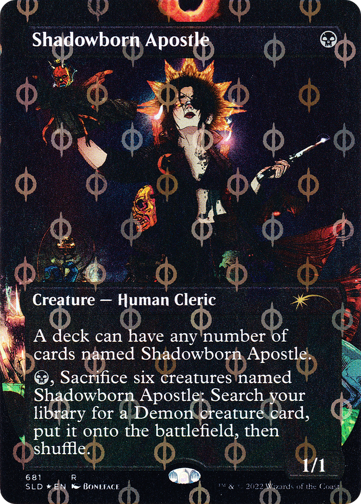 Shadowborn Apostle (681) (Step-and-Compleat Foil) [Secret Lair Drop Promos] MTG Single Magic: The Gathering | Red Claw Gaming