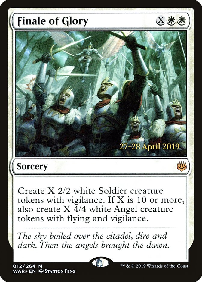 Finale of Glory [War of the Spark Prerelease Promos] MTG Single Magic: The Gathering | Red Claw Gaming