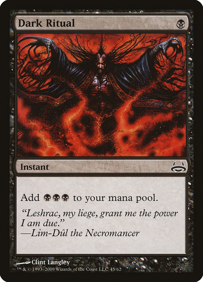Dark Ritual [Duel Decks: Divine vs. Demonic] MTG Single Magic: The Gathering | Red Claw Gaming