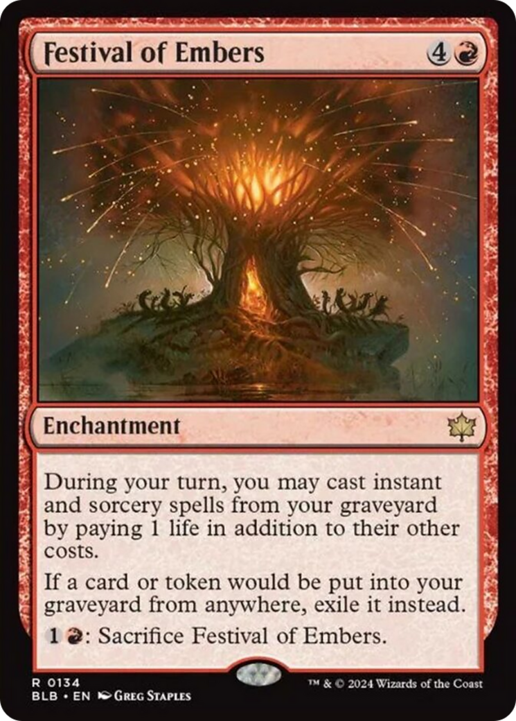 Festival of Embers [Bloomburrow] MTG Single Magic: The Gathering | Red Claw Gaming