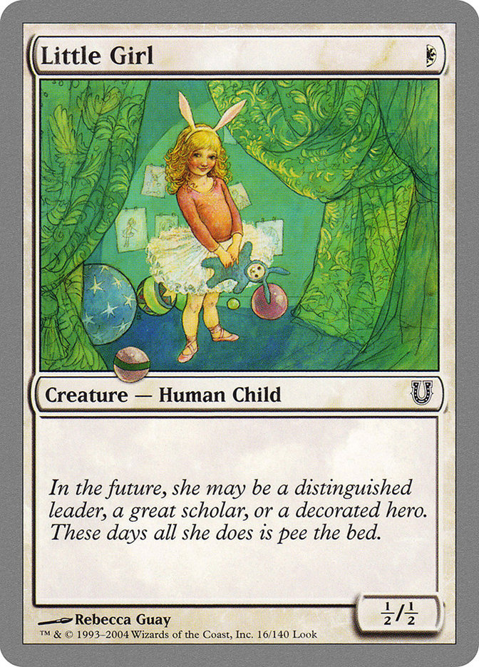 Little Girl [Unhinged] MTG Single Magic: The Gathering | Red Claw Gaming