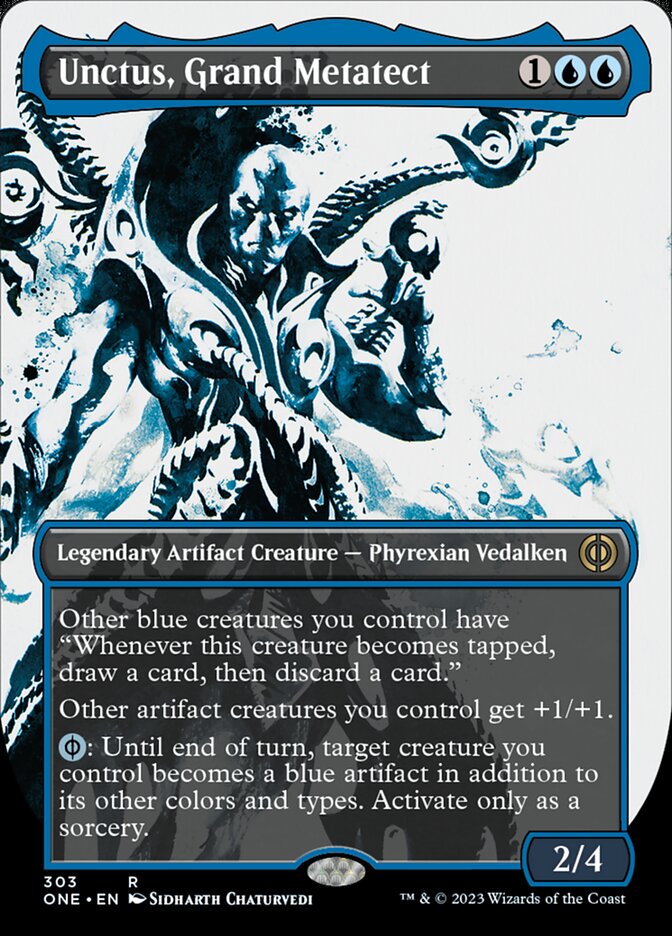 Unctus, Grand Metatect (Borderless Ichor) [Phyrexia: All Will Be One] MTG Single Magic: The Gathering | Red Claw Gaming