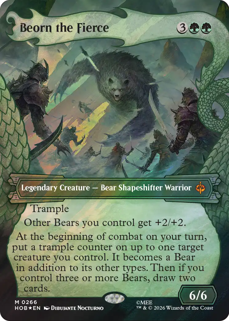 Beorn the Fierce (Showcase) (Surge Foil) [The Hobbit] | Red Claw Gaming