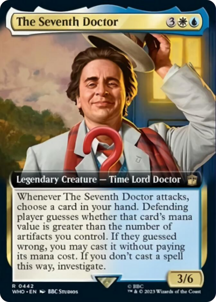 The Seventh Doctor (Extended Art) [Doctor Who] MTG Single Magic: The Gathering | Red Claw Gaming