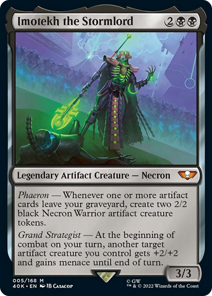 Imotekh the Stormlord (Surge Foil) [Warhammer 40,000] MTG Single Magic: The Gathering | Red Claw Gaming