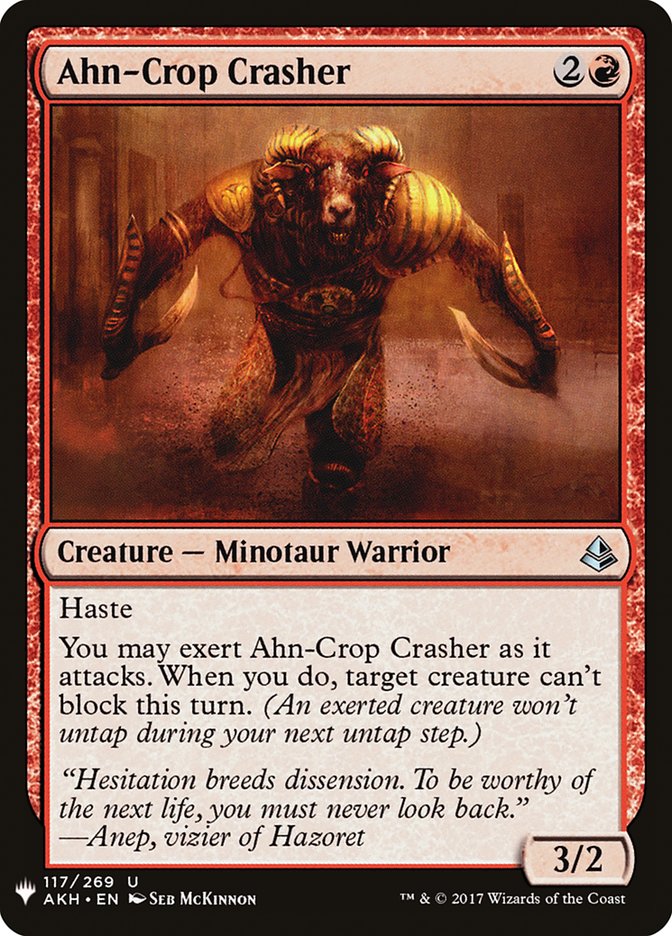 Ahn-Crop Crasher [Mystery Booster] MTG Single Magic: The Gathering    | Red Claw Gaming