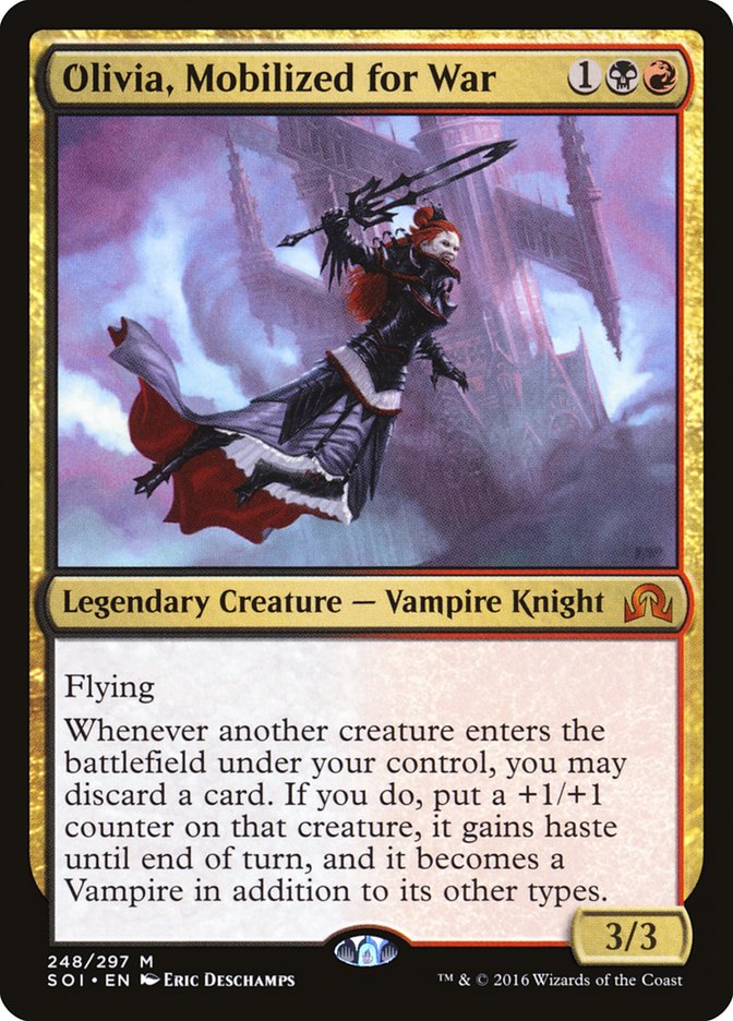 Olivia, Mobilized for War [Shadows over Innistrad] MTG Single Magic: The Gathering | Red Claw Gaming