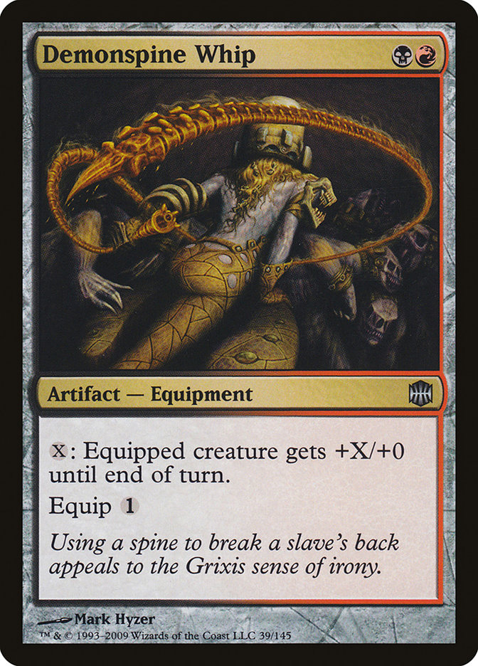 Demonspine Whip [Alara Reborn] MTG Single Magic: The Gathering | Red Claw Gaming