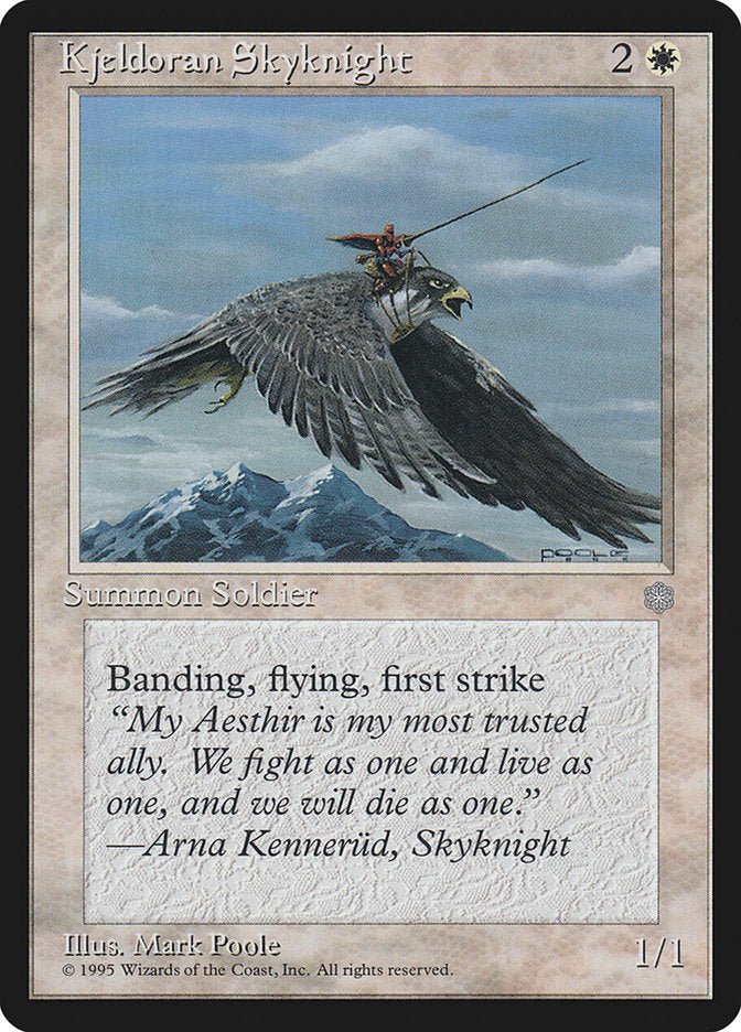 Kjeldoran Skyknight [Ice Age] MTG Single Magic: The Gathering | Red Claw Gaming