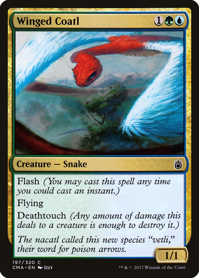 Winged Coatl [Commander Anthology] MTG Single Magic: The Gathering | Red Claw Gaming