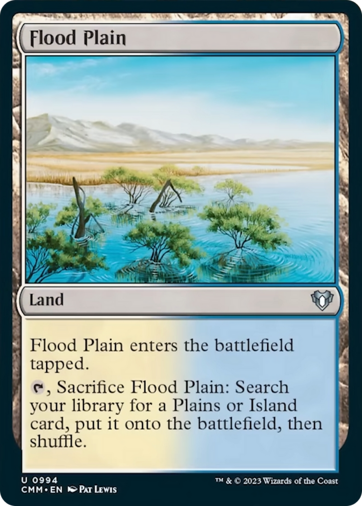 Flood Plain [Commander Masters] MTG Single Magic: The Gathering | Red Claw Gaming