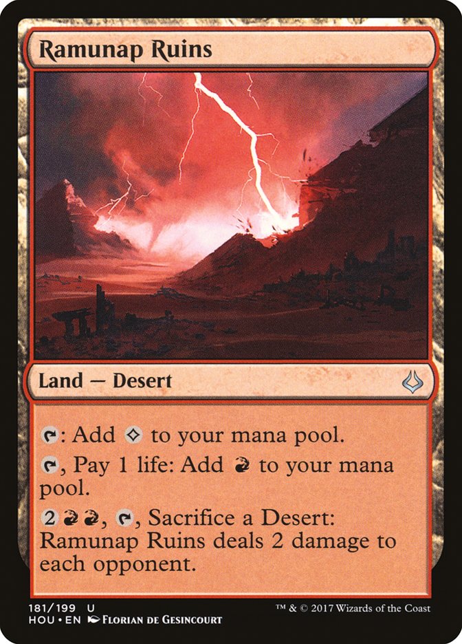 Ramunap Ruins [Hour of Devastation] MTG Single Magic: The Gathering | Red Claw Gaming