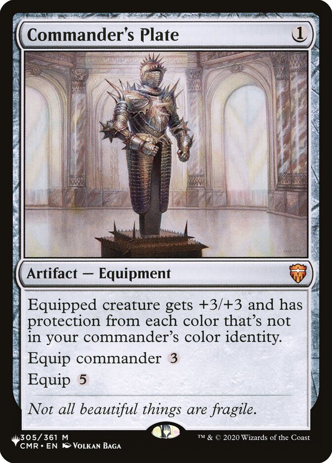Commander's Plate [Secret Lair: Heads I Win, Tails You Lose] MTG Single Magic: The Gathering | Red Claw Gaming