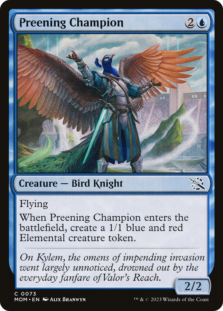 Preening Champion [March of the Machine] MTG Single Magic: The Gathering    | Red Claw Gaming