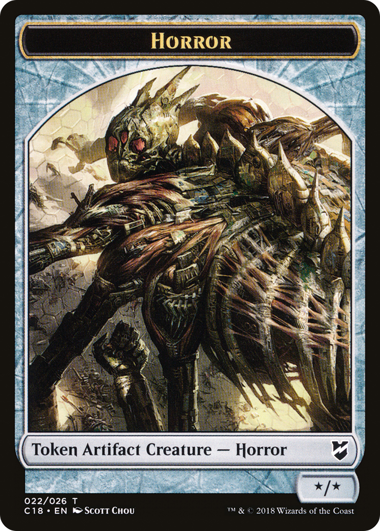 Inkling // Horror Double-Sided Token [The List] | Red Claw Gaming