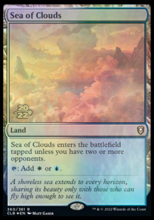 Sea of Clouds [Commander Legends: Battle for Baldur's Gate Prerelease Promos] MTG Single Magic: The Gathering | Red Claw Gaming