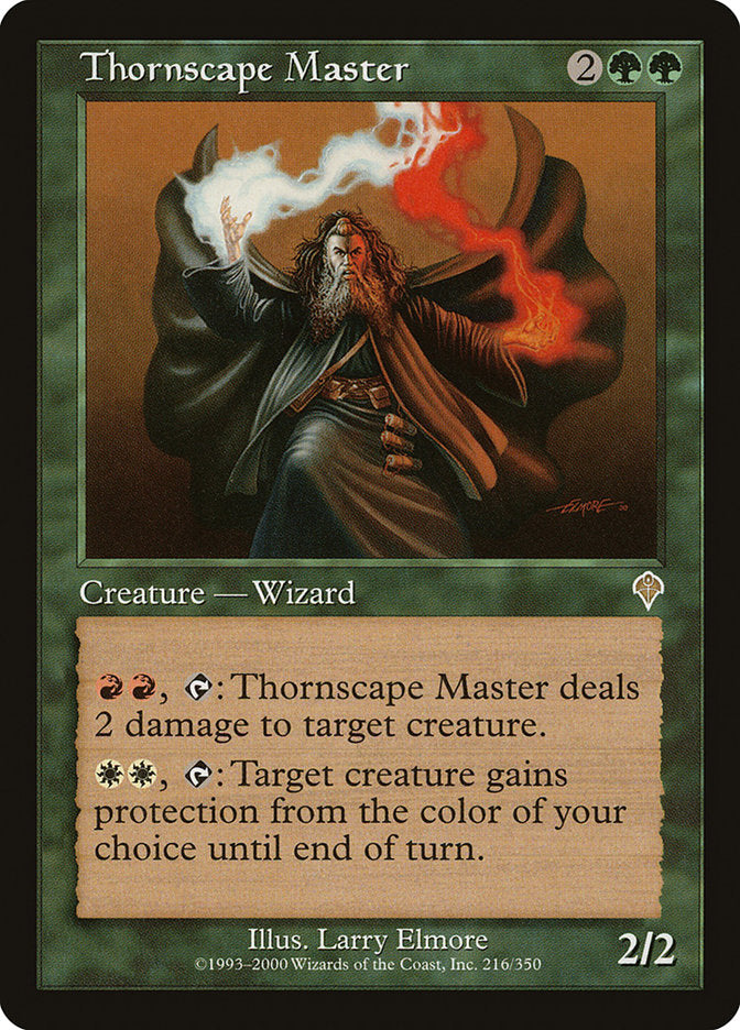 Thornscape Master [Invasion] MTG Single Magic: The Gathering | Red Claw Gaming