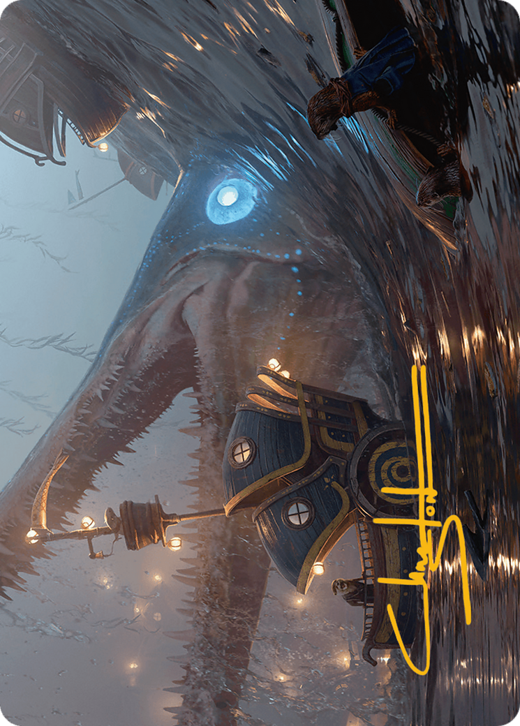 Eluge, the Shoreless Sea Art Card (Gold-Stamped Signature) [Bloomburrow Art Series] MTG Single Magic: The Gathering    | Red Claw Gaming