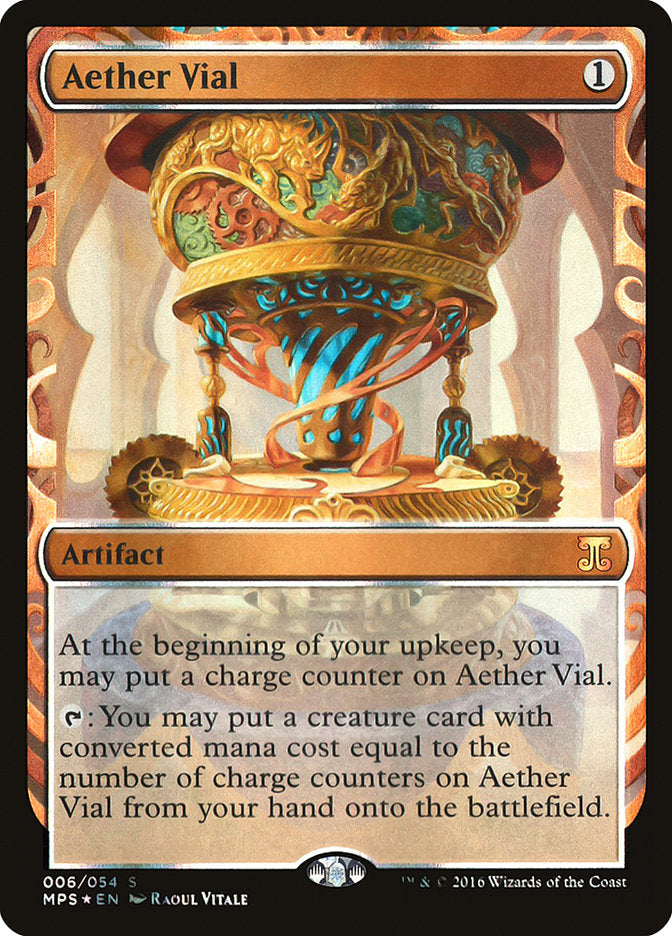 Aether Vial [Kaladesh Inventions] MTG Single Magic: The Gathering | Red Claw Gaming