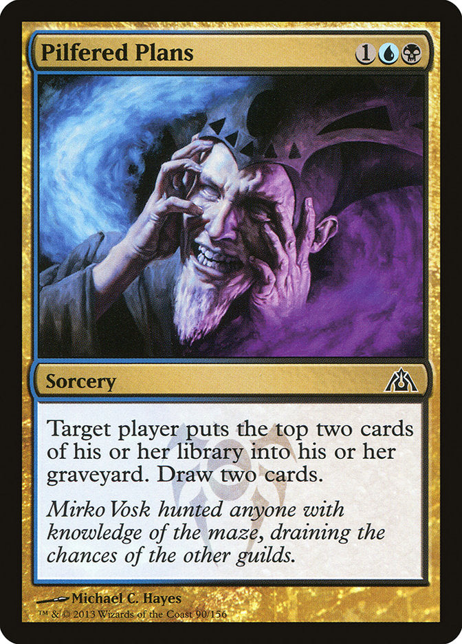 Pilfered Plans [Dragon's Maze] MTG Single Magic: The Gathering | Red Claw Gaming