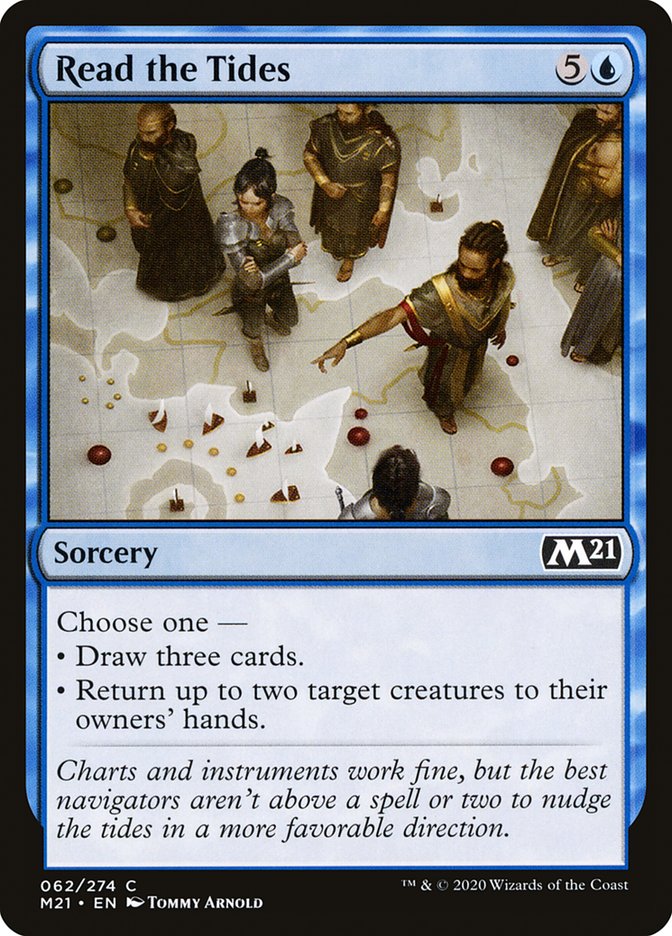 Read the Tides [Core Set 2021] MTG Single Magic: The Gathering | Red Claw Gaming