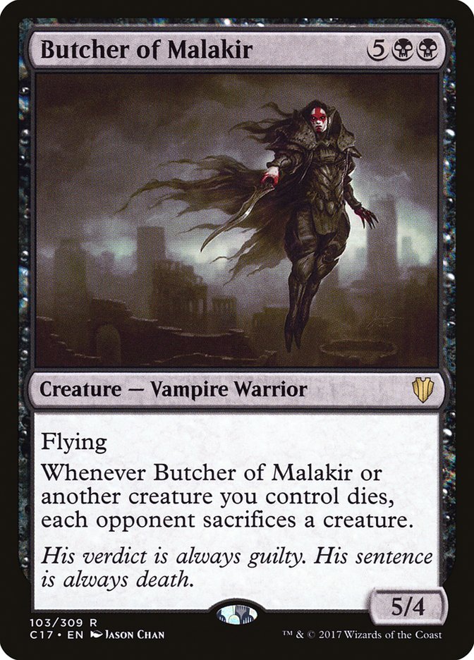 Butcher of Malakir [Commander 2017] MTG Single Magic: The Gathering | Red Claw Gaming