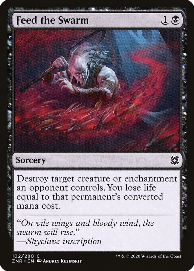 Feed the Swarm [Zendikar Rising] MTG Single Magic: The Gathering | Red Claw Gaming