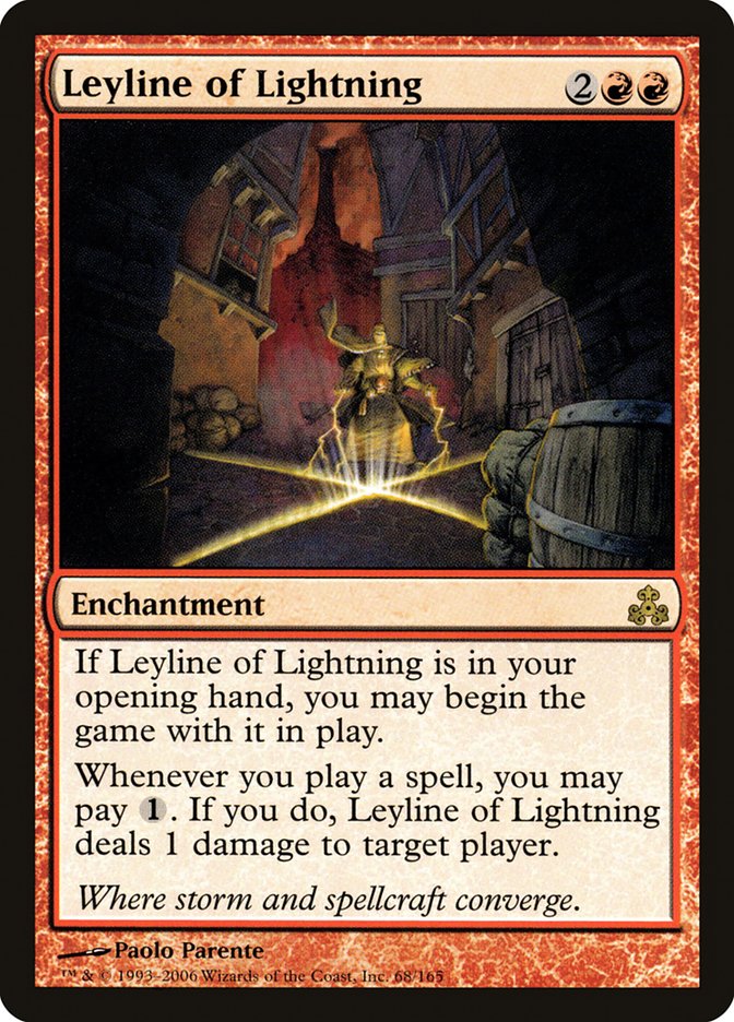 Leyline of Lightning [Guildpact] MTG Single Magic: The Gathering | Red Claw Gaming