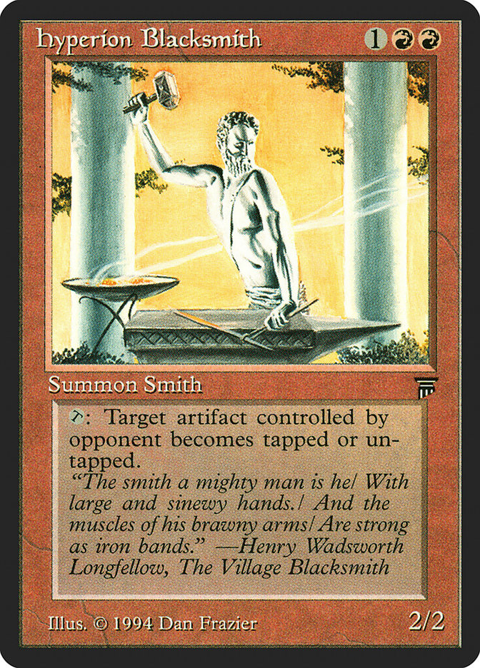 Hyperion Blacksmith [Legends] MTG Single Magic: The Gathering | Red Claw Gaming
