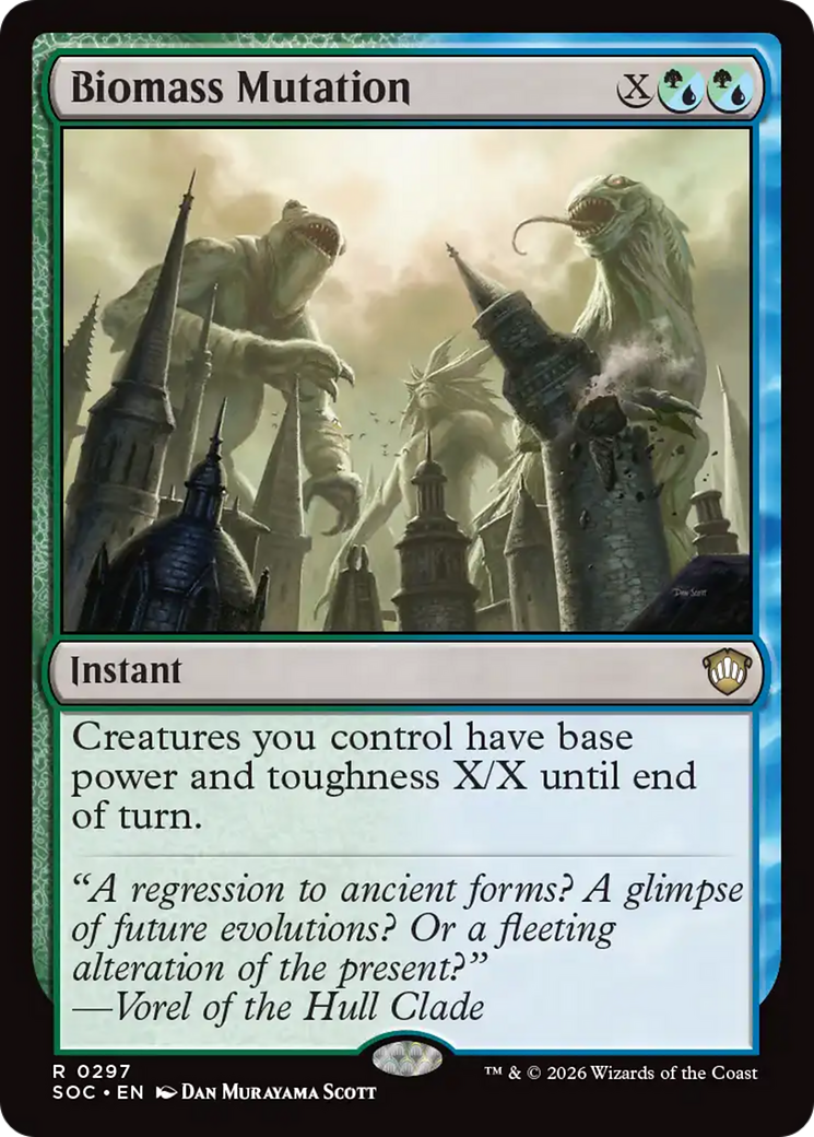 Biomass Mutation [Secrets of Strixhaven Commander] MTG Single Magic: The Gathering | Red Claw Gaming