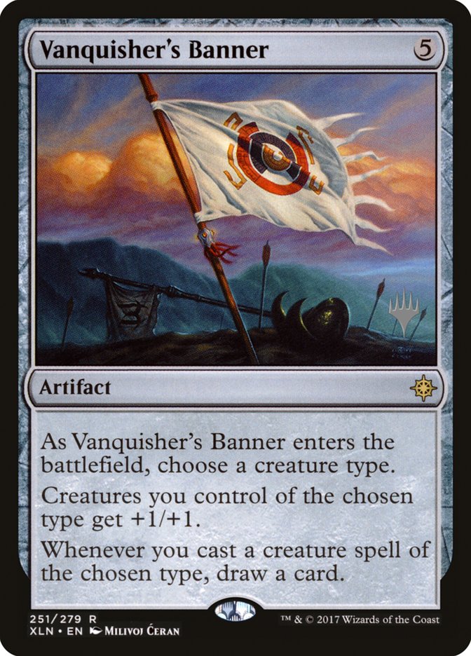 Vanquisher's Banner (Promo Pack) [Ixalan Promos] MTG Single Magic: The Gathering | Red Claw Gaming