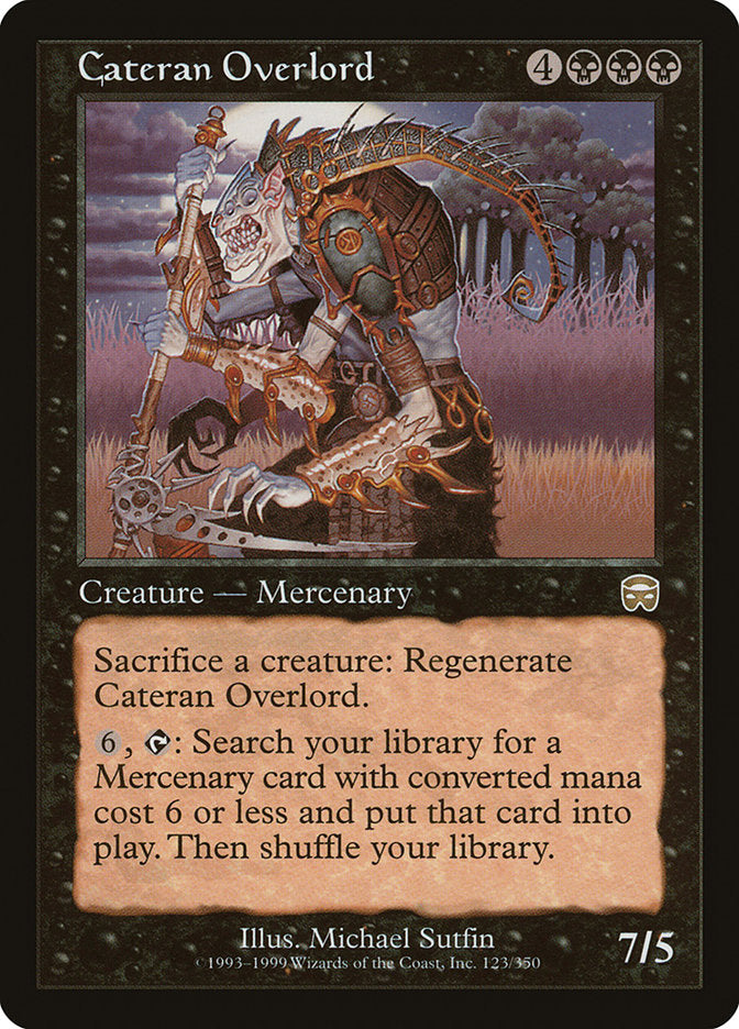 Cateran Overlord [Mercadian Masques] MTG Single Magic: The Gathering | Red Claw Gaming