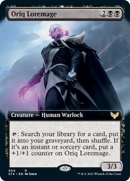 Oriq Loremage (Extended Art) [Strixhaven: School of Mages] MTG Single Magic: The Gathering | Red Claw Gaming