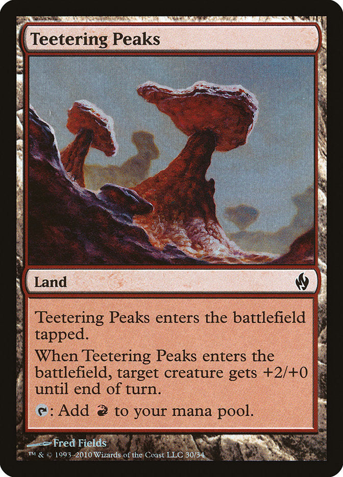 Teetering Peaks [Premium Deck Series: Fire and Lightning] MTG Single Magic: The Gathering | Red Claw Gaming