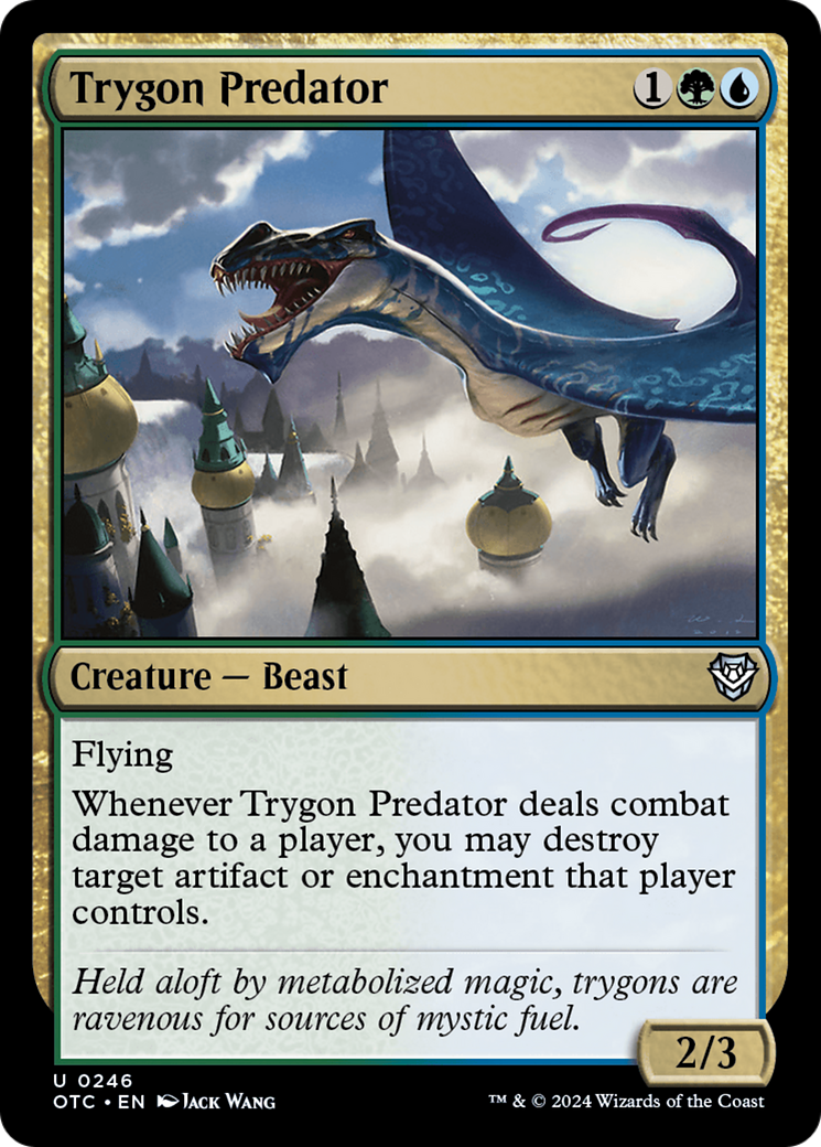 Trygon Predator [Outlaws of Thunder Junction Commander] MTG Single Magic: The Gathering | Red Claw Gaming