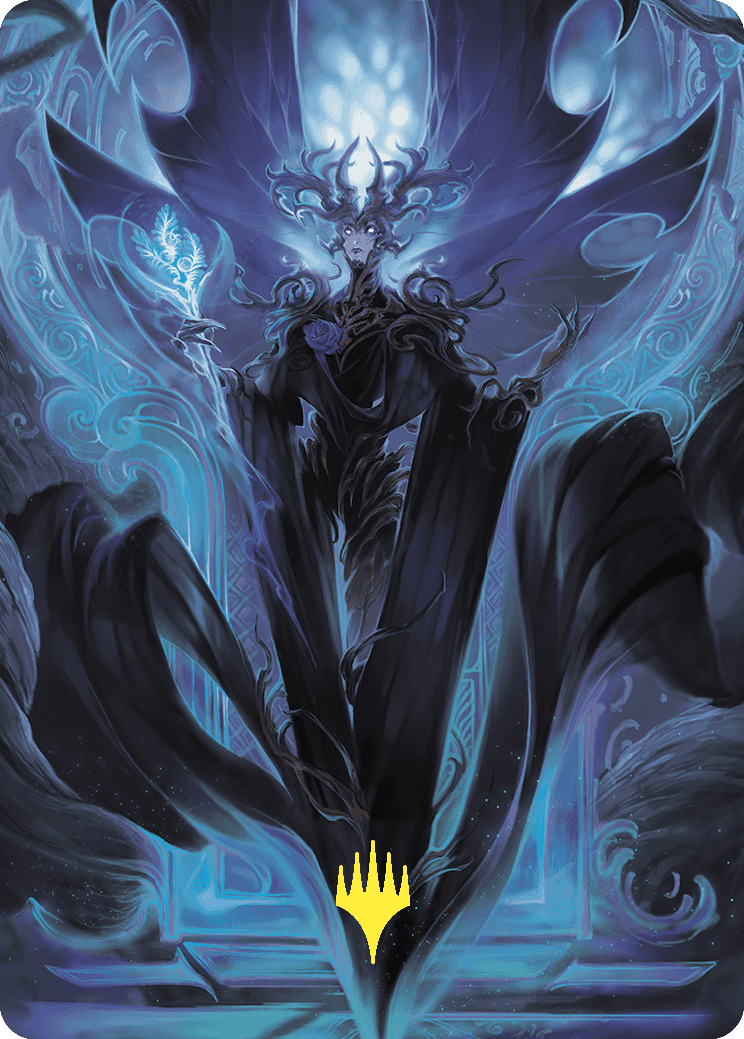 Talion, the Kindly Lord Art Card (Gold-Stamped Planeswalker Symbol) [Wilds of Eldraine Art Series] MTG Single Magic: The Gathering | Red Claw Gaming