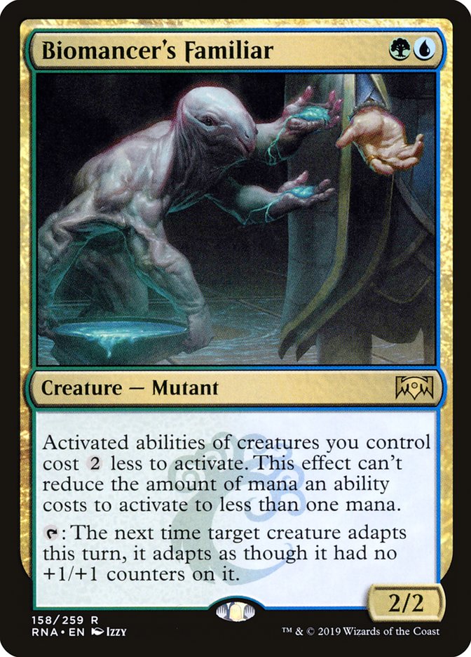 Biomancer's Familiar [Ravnica Allegiance] MTG Single Magic: The Gathering | Red Claw Gaming