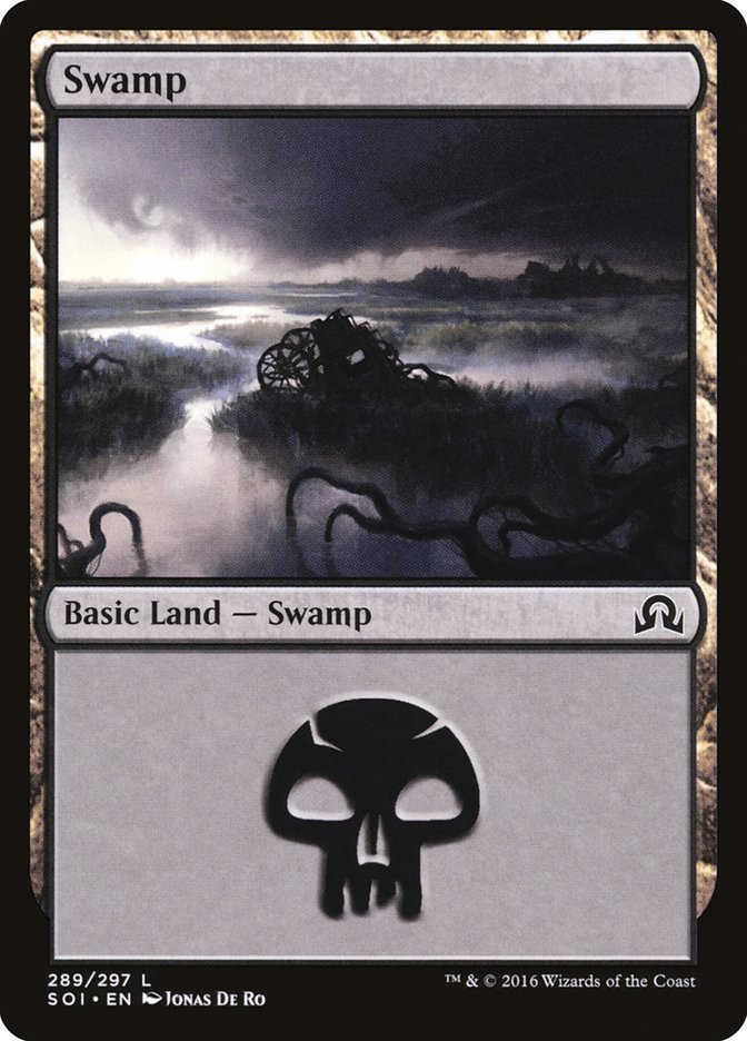 Swamp (289) [Shadows over Innistrad] MTG Single Magic: The Gathering | Red Claw Gaming