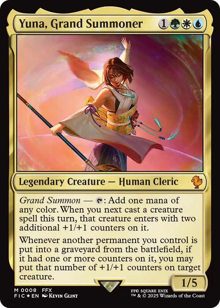 Yuna, Grand Summoner [FINAL FANTASY Commander] MTG Single Magic: The Gathering | Red Claw Gaming