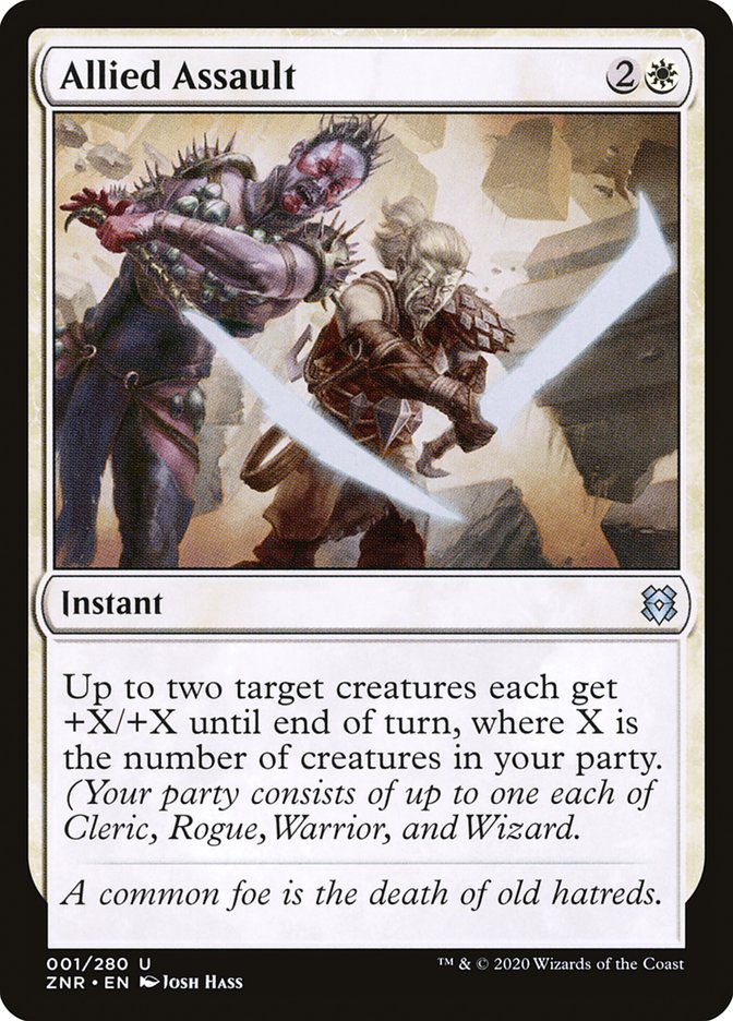 Allied Assault [Zendikar Rising] MTG Single Magic: The Gathering | Red Claw Gaming