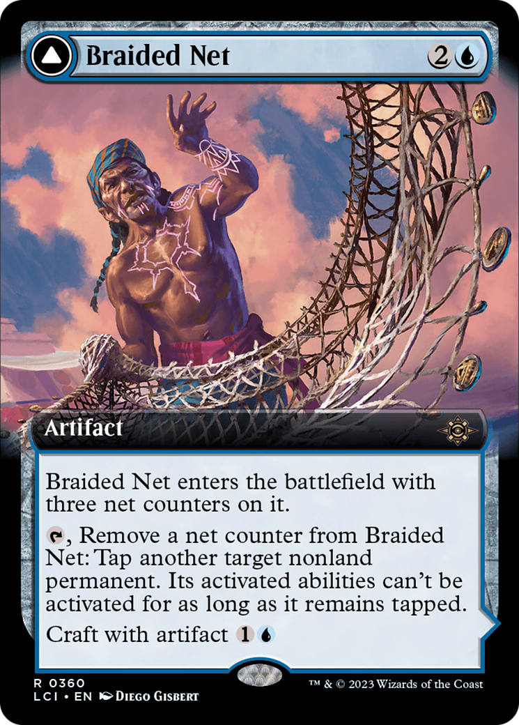 Braided Net // Braided Quipu (Extended Art) [The Lost Caverns of Ixalan] MTG Single Magic: The Gathering    | Red Claw Gaming
