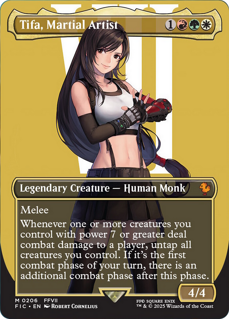 Tifa, Martial Artist (Borderless) [FINAL FANTASY Commander] MTG Single Magic: The Gathering | Red Claw Gaming