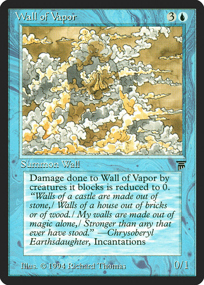 Wall of Vapor [Legends] MTG Single Magic: The Gathering | Red Claw Gaming