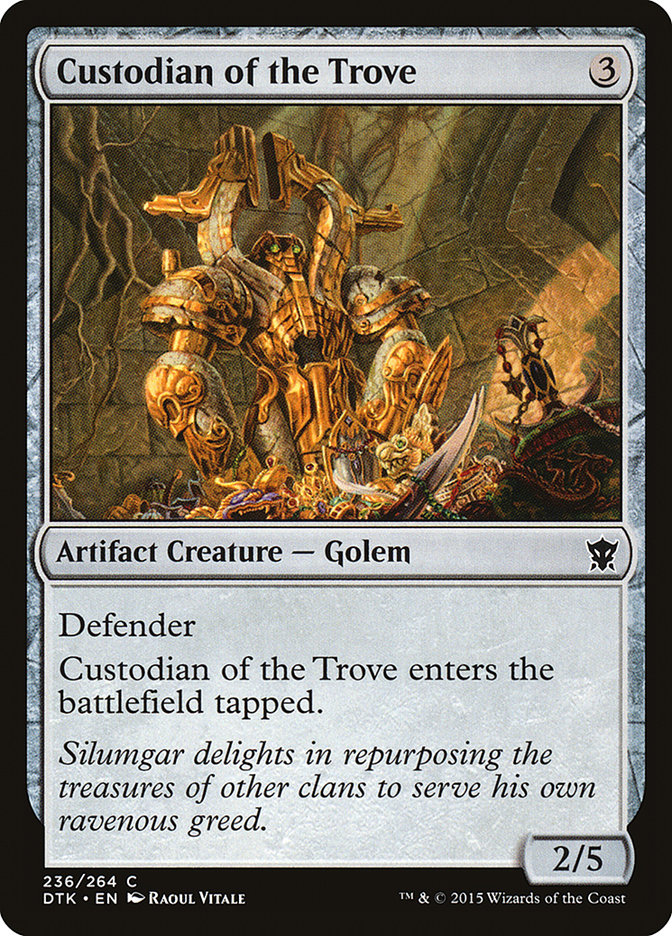 Custodian of the Trove [Dragons of Tarkir] MTG Single Magic: The Gathering | Red Claw Gaming