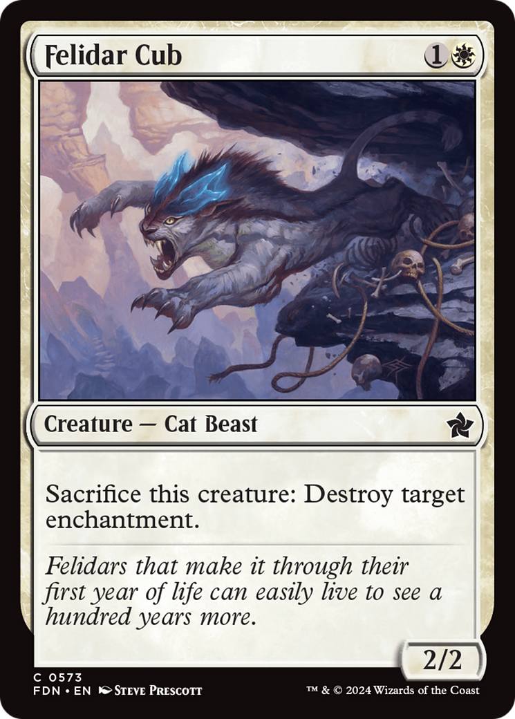 Felidar Cub [Foundations] MTG Single Magic: The Gathering | Red Claw Gaming