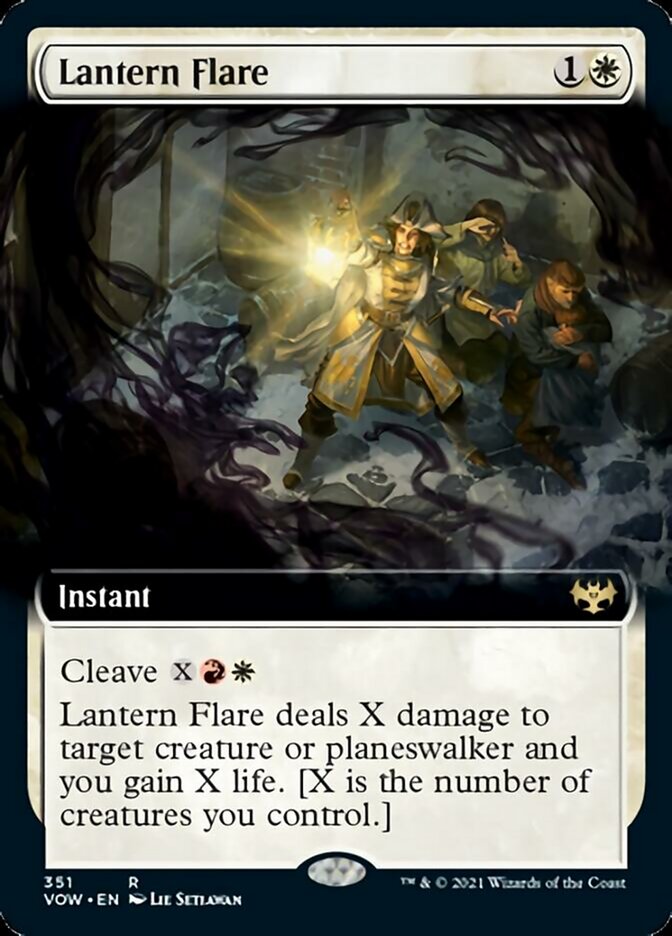 Lantern Flare (Extended Art) [Innistrad: Crimson Vow] MTG Single Magic: The Gathering | Red Claw Gaming