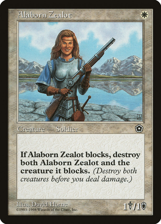 Alaborn Zealot [Portal Second Age] MTG Single Magic: The Gathering | Red Claw Gaming